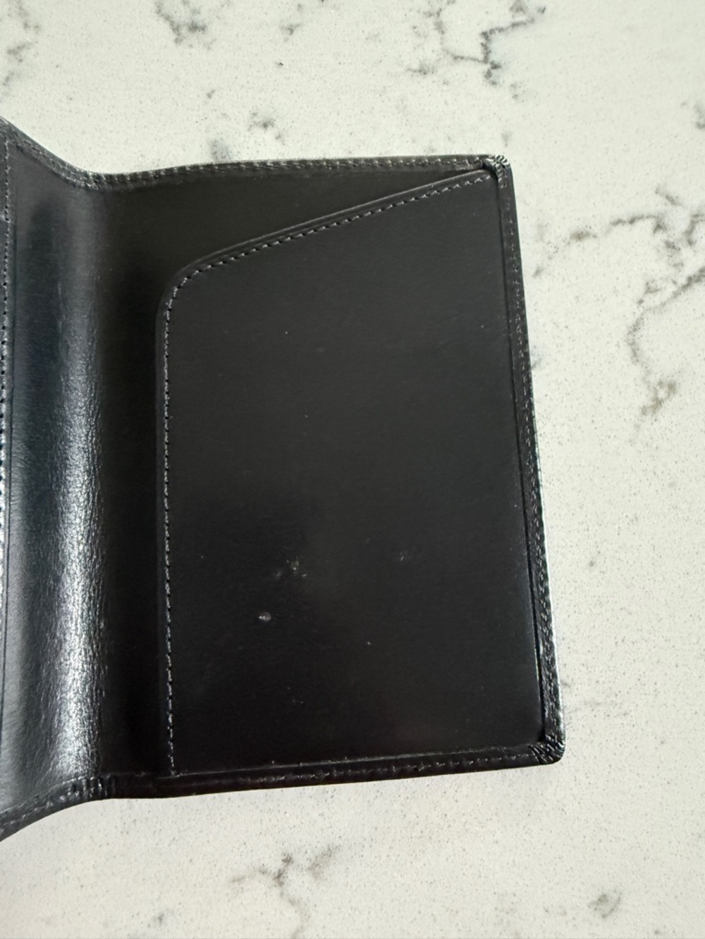 Coach Black Leather Travel Wallet Passport Cover - Picture 4 of 6